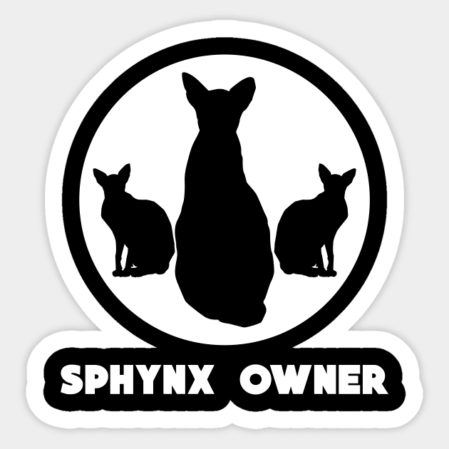 sphynx owner Sticker by Max